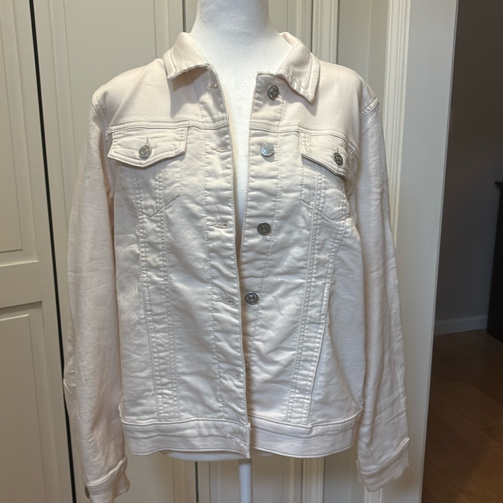 Buffalo David Bitton Knit Denim Jacket. 
Pale pink. 
New with tags!